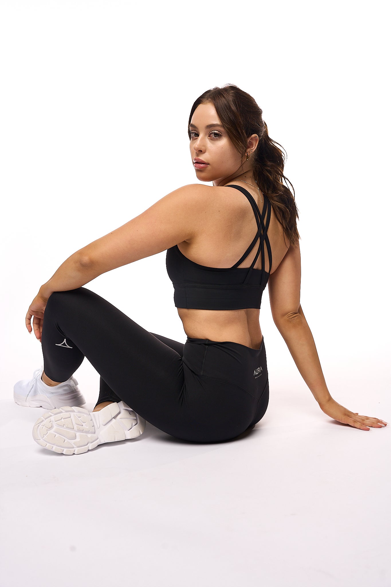 Aura Empowered Sports Bra - Black