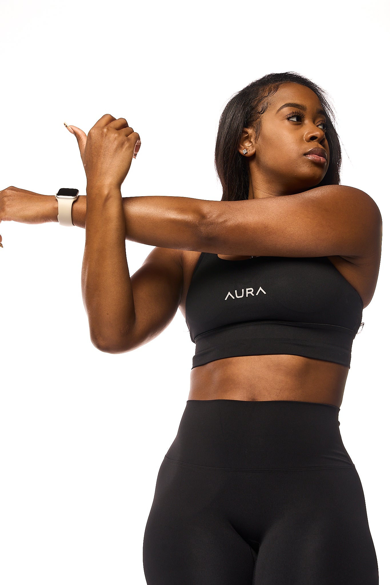 Aura Empowered Sports Bra - Black